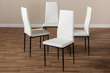 Load image into Gallery viewer, Baxton Studio Armand Modern and Contemporary White Faux Leather Upholstered Dining Chair (Set of 4)