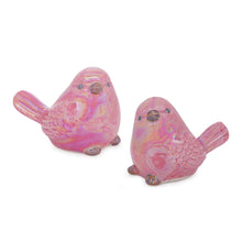 Load image into Gallery viewer, Irredescent Ceramic Bird Figurine (Set of 6)