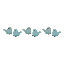 Load image into Gallery viewer, Irredescent Ceramic Bird Figurine (Set of 6)