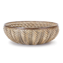 Load image into Gallery viewer, Decorative Wicker Design Bowl (Set of 2)