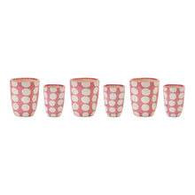 Load image into Gallery viewer, Polka Dot Vase Planter (Set of 6)