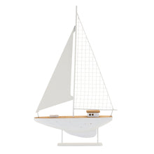 Load image into Gallery viewer, Wood Sailboat Sculpture (Set of 2)