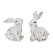 Load image into Gallery viewer, Carved Bunny Figurine (Set of 6)