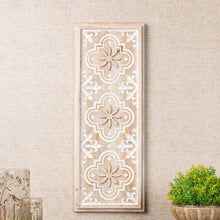 Load image into Gallery viewer, Ornate Carved Wood Wall Panel 31.5"H