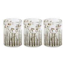 Load image into Gallery viewer, Dried Floral Glass Candle Holder (Set of 3)