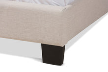 Load image into Gallery viewer, Baxton Studio Lisette Modern and Contemporary Beige Fabric Upholstered Full Size Bed
