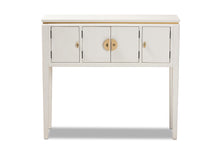 Load image into Gallery viewer, Baxton Studio Aiko Classic and Traditional Japanese-Inspired Off-White Finished 4-Door Wood Console Table
