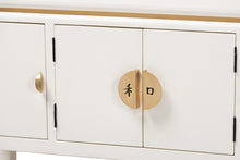 Load image into Gallery viewer, Baxton Studio Aiko Classic and Traditional Japanese-Inspired Off-White Finished 4-Door Wood Console Table