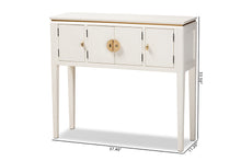 Load image into Gallery viewer, Baxton Studio Aiko Classic and Traditional Japanese-Inspired Off-White Finished 4-Door Wood Console Table