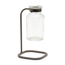 Load image into Gallery viewer, Bottle Vase in Iron Stand (Set of 4)