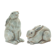 Load image into Gallery viewer, Garden Rabbit Figurine (Set of 2)