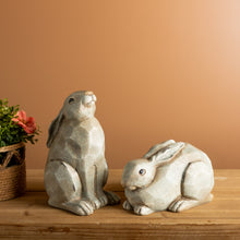 Load image into Gallery viewer, Garden Rabbit Figurine (Set of 2)