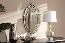 Load image into Gallery viewer, Baxton Studio Livia Classic and Traditional Silver Finished Venetian Style Accent Wall Mirror
