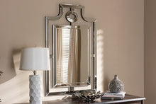 Load image into Gallery viewer, Baxton Studio Iria Modern and Contemporary Silver Finished Pagoda Wall Accent Mirror