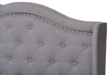 Load image into Gallery viewer, Baxton Studio Aden Modern and Contemporary Grey Fabric Upholstered Full Size Bed