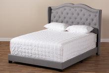 Load image into Gallery viewer, Baxton Studio Aden Modern and Contemporary Grey Fabric Upholstered Full Size Bed