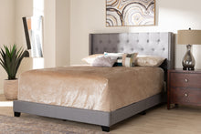 Load image into Gallery viewer, Baxton Studio Brady Modern and Contemporary Light Grey Fabric Upholstered Full Size Bed