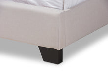 Load image into Gallery viewer, Baxton Studio Brady Modern and Contemporary Beige Fabric Upholstered Queen Size Bed