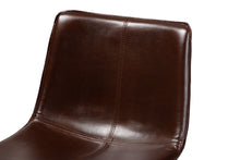 Load image into Gallery viewer, Baxton Studio Carvell Rustic and Industrial Dark Brown Faux Leather Upholstered Counter Stool Set of 4