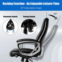 Load image into Gallery viewer, Executive Office Chair High Back Task Swivel Chair w/ Lumbar Support-Black