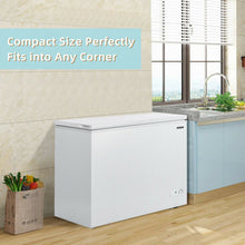 Load image into Gallery viewer, Chest Freezer 7.0 Cu.ft Upright Single Door Refrigerator with 4 Baskets-White