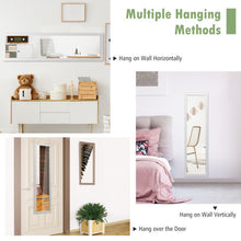 Load image into Gallery viewer, Full Length Wall Mounted Mirror with PS Frame and Explosion-proof Film-White