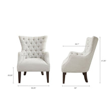 Load image into Gallery viewer, Madison Park Hannah Button Tufted Wing Chair FPF18-0401 By Olliix