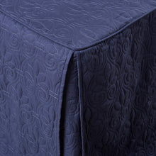Load image into Gallery viewer, Madison Park Quebec 100% Polyester Fitted Bedspread - King - Navy MP13-6481 By Olliix