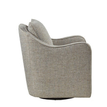 Load image into Gallery viewer, Madison Park Brianne Brianne Wide Seat Swivel Arm Chair- Grey Multi MP103-0985 By Olliix