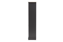 Load image into Gallery viewer, Baxton Studio Mattia Modern and Contemporary Dark Grey and Oak Finished Wood Wine Cabinet