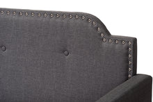 Load image into Gallery viewer, Baxton Studio Packer Modern and Contemporary Grey Fabric Upholstered Twin Size Sofa Daybed