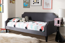 Load image into Gallery viewer, Baxton Studio Walden Modern and Contemporary Grey Fabric Upholstered Twin Size Sofa Daybed