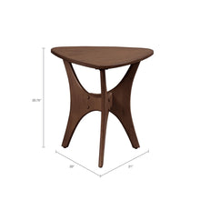 Load image into Gallery viewer, Ink Ivy Blaze Triangle Wood Side Table FPF17-0296 By Olliix