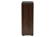 Load image into Gallery viewer, Baxton Studio Rikke Modern and Contemporary Two-Tone Gray and Walnut Finished Wood 5-Drawer Chest