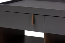 Load image into Gallery viewer, Baxton Studio Rikke Modern and Contemporary Two-Tone Gray and Walnut Finished Wood 2-Drawer Coffee Table