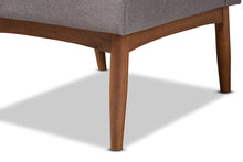 Load image into Gallery viewer, Baxton Studio Arvid Mid-Century Modern Gray Fabric Upholstered Wood Dining Chair