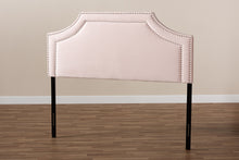 Load image into Gallery viewer, Baxton Studio Avignon Modern and Contemporary Light Pink Velvet Fabric Upholstered Queen Size Headboard