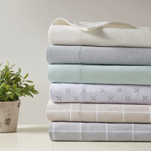 Load image into Gallery viewer, Oversized Flannel Cotton 4 Piece Sheet Set Cal KingBR20-1847 By Olliix