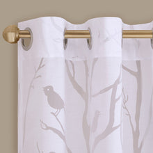 Load image into Gallery viewer, Madison Park Averil Sheer Bird Window Panel -84" Panel MP40-1050 By Olliix