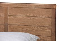 Load image into Gallery viewer, Baxton Studio Alba Modern Transitional Ash Walnut Brown Finished Wood King Size 4-Drawer Platform Storage Bed with Built-In Shelves