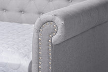 Load image into Gallery viewer, Baxton Studio Mabelle Modern and Contemporary Gray Fabric Upholstered Queen Size Daybed