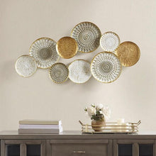 Load image into Gallery viewer, Madison Park Legion Metal Plates Wall Decor MP95B-0244 By Olliix