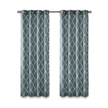 Load image into Gallery viewer, Madison Park Fretwork Print Window Curtain -108" Panel MP40-2026 By Olliix