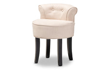 Load image into Gallery viewer, Baxton Studio Cerise Classic and Traditional Small Beige Fabric Upholstered Accent Chair