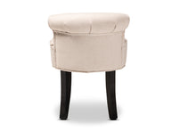Load image into Gallery viewer, Baxton Studio Cerise Classic and Traditional Small Beige Fabric Upholstered Accent Chair