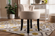 Load image into Gallery viewer, Baxton Studio Cerise Classic and Traditional Small Beige Fabric Upholstered Accent Chair
