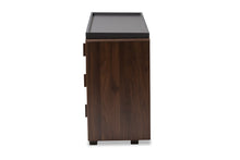 Load image into Gallery viewer, Baxton Studio Rikke Modern and Contemporary Two-Tone Gray and Walnut Finished Wood 6-Drawer Dresser