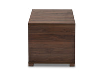 Load image into Gallery viewer, Baxton Studio Jasper Modern and Contemporary Walnut Brown Finished 2-Door Wood Cat Litter Box Cover House