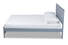 Load image into Gallery viewer, Baxton Studio Adela Modern and Contemporary Grey Finished Wood Queen Size Platform Bed