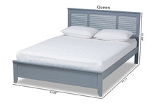 Load image into Gallery viewer, Baxton Studio Adela Modern and Contemporary Grey Finished Wood Full Size Platform Bed